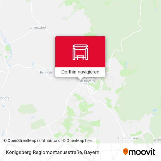 Königsberg Regiomontanusstraße Karte