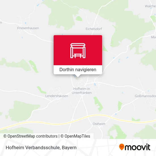 Hofheim Verbandsschule Karte
