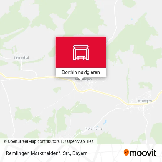 Remlingen Marktheidenf. Str. Karte