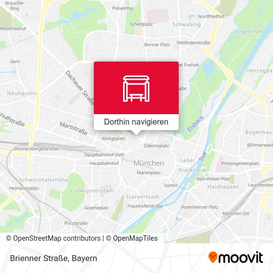 Brienner Straße Karte