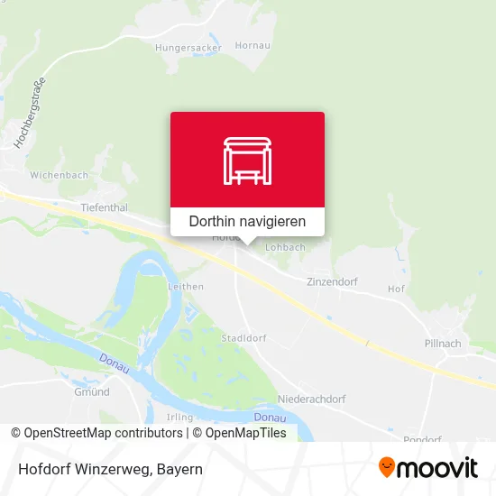 Hofdorf Winzerweg Karte