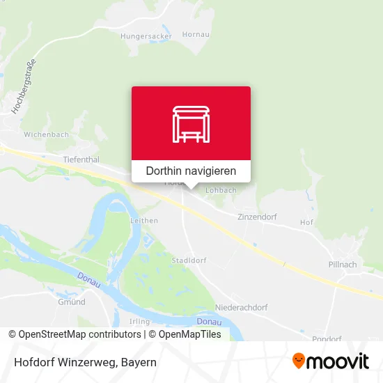 Hofdorf Winzerweg Karte