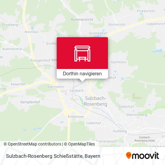 Sulzbach-Rosenberg Schießstätte Karte