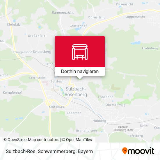 Sulzbach-Ros. Schwemmerberg Karte