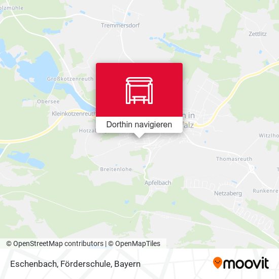 Eschenbach, Förderschule Karte