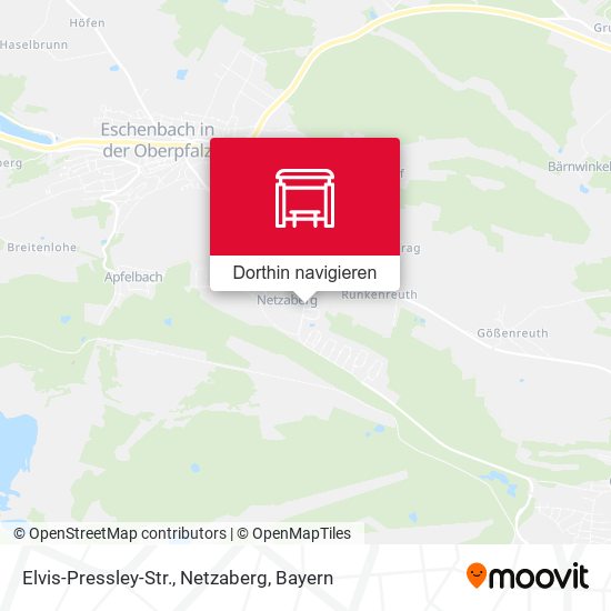 Elvis-Pressley-Str., Netzaberg Karte