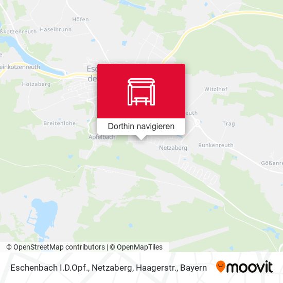 Eschenbach I.D.Opf., Netzaberg, Haagerstr. Karte