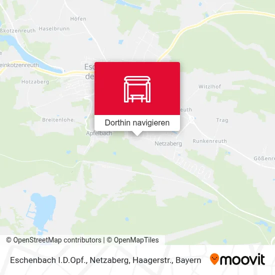 Eschenbach I.D.Opf., Netzaberg, Haagerstr. Karte