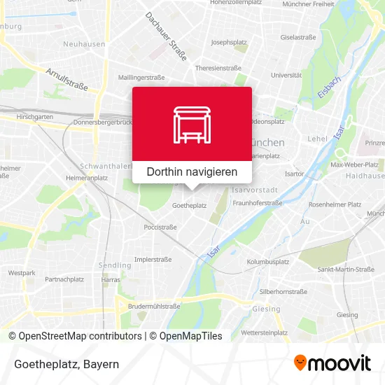 Goetheplatz Karte