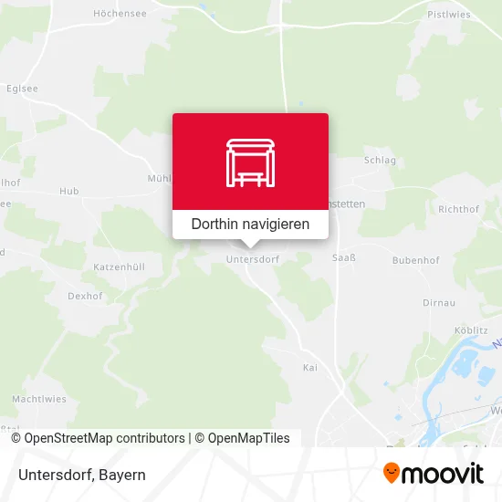 Untersdorf Karte