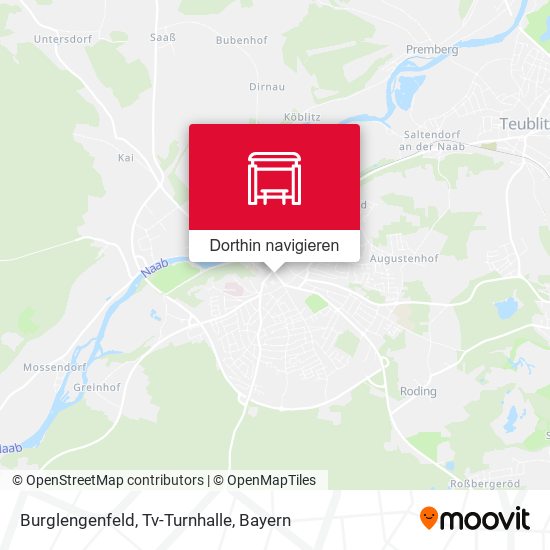 Burglengenfeld, Tv-Turnhalle Karte