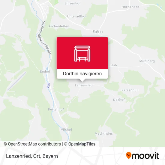 Lanzenried, Ort Karte