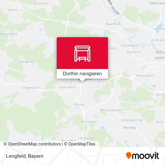 Lengfeld Karte