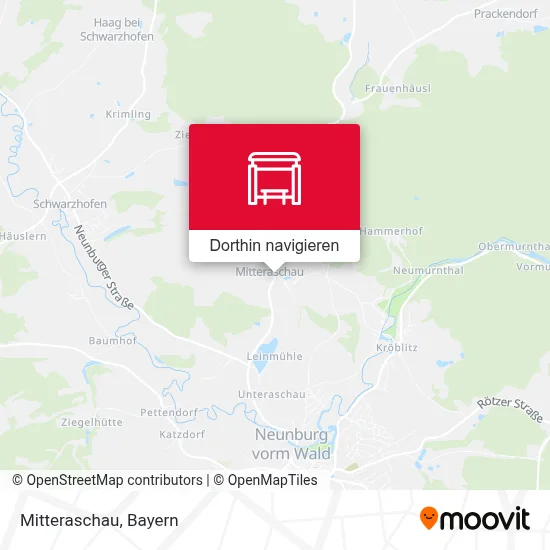 Mitteraschau Karte