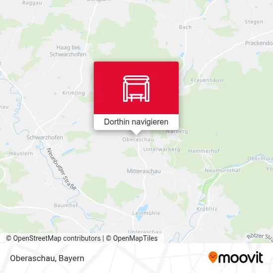 Oberaschau Karte