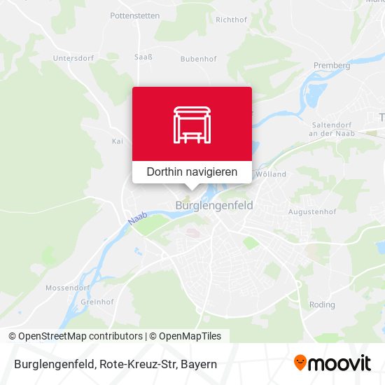 Burglengenfeld, Rote-Kreuz-Str Karte