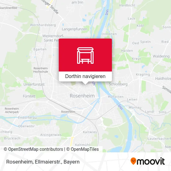 Rosenheim, Ellmaierstr. Karte