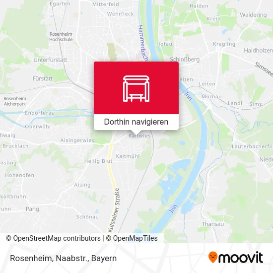 Rosenheim, Naabstr. Karte