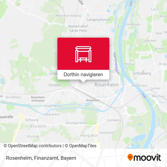 Rosenheim, Finanzamt Karte