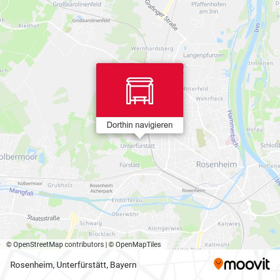 Rosenheim, Unterfürstätt Karte