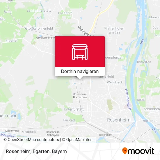 Rosenheim, Egarten Karte