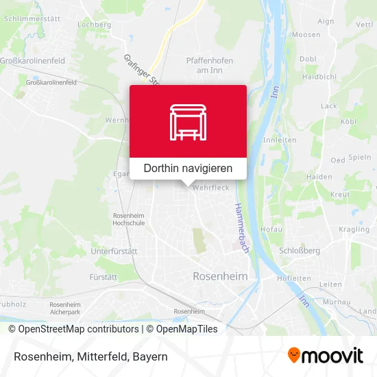 Rosenheim, Mitterfeld Karte