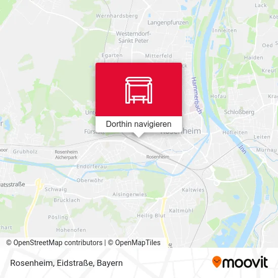 Rosenheim, Eidstraße Karte