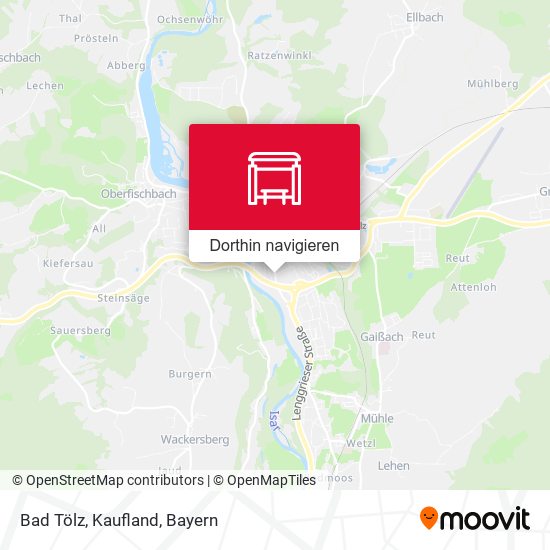 Bad Tölz, Kaufland Karte