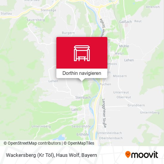 Wackersberg (Kr Töl), Haus Wolf Karte