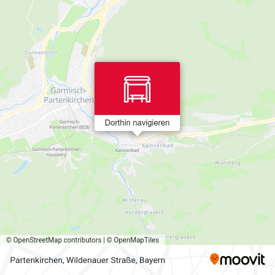 Partenkirchen, Wildenauer Straße Karte