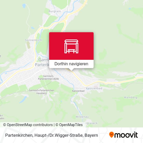 Partenkirchen, Haupt- / Dr.Wigger-Straße Karte