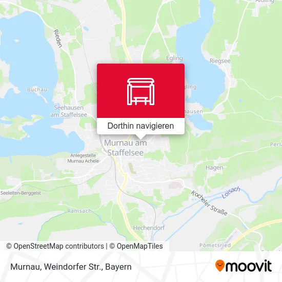 Murnau, Weindorfer Str. Karte