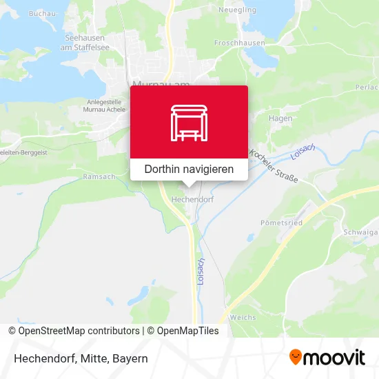 Hechendorf, Mitte Karte