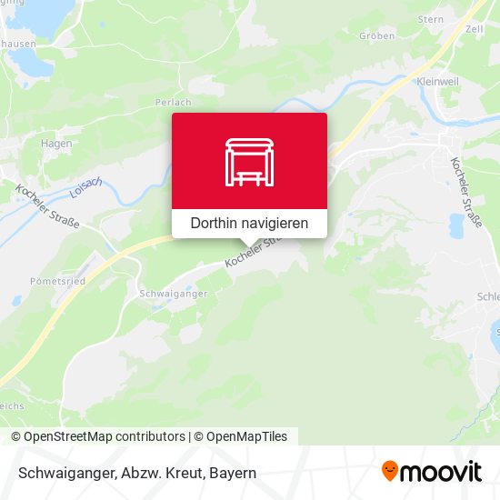 Schwaiganger, Abzw. Kreut Karte
