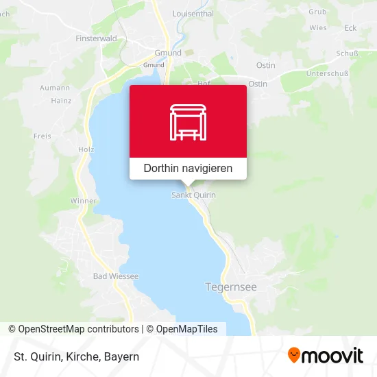 St. Quirin, Kirche Karte