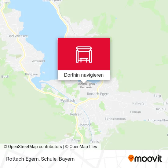 Rottach-Egern, Schule Karte