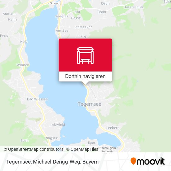 Tegernsee, Michael-Dengg-Weg Karte