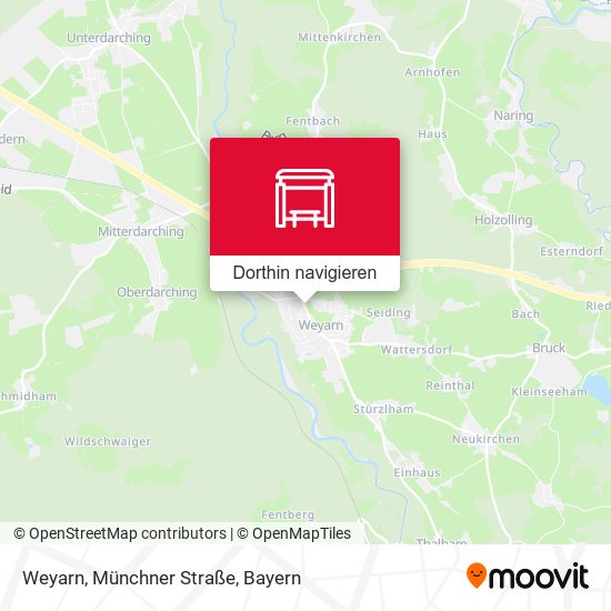 Weyarn, Münchner Straße Karte