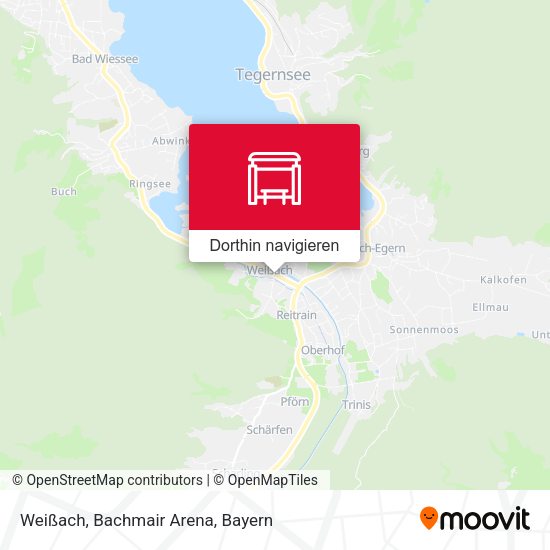 Weißach, Bachmair Arena Karte
