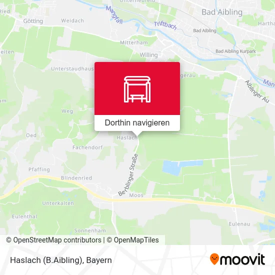 Haslach (B.Aibling) Karte