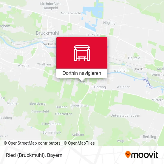Ried (Bruckmühl) Karte