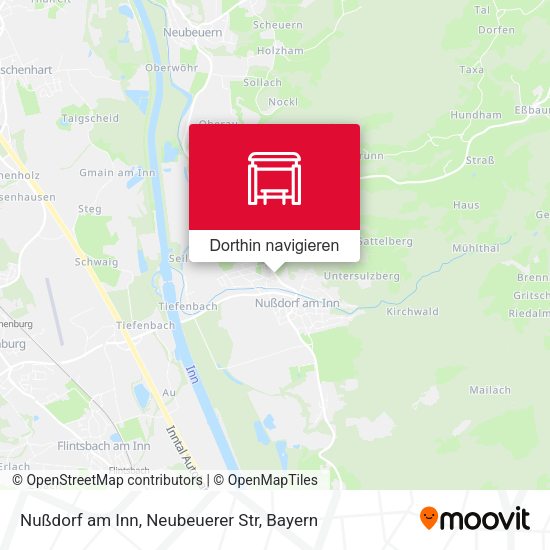 Nußdorf am Inn, Neubeuerer Str Karte