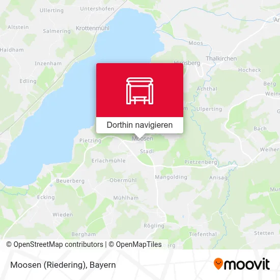 Moosen (Riedering) Karte
