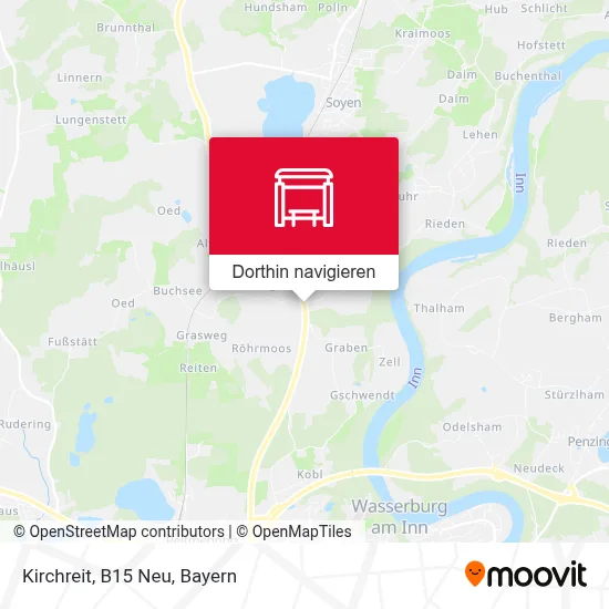 Kirchreit, B15 Neu Karte