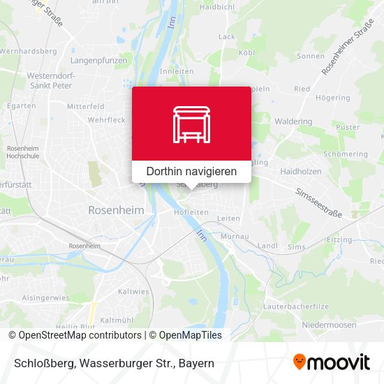 Schloßberg, Wasserburger Str. Karte