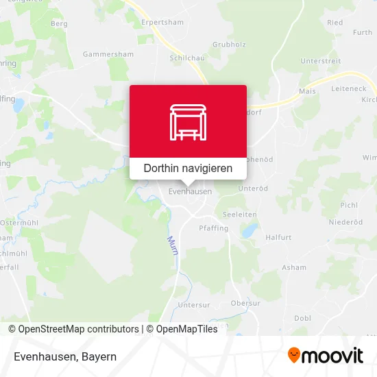 Evenhausen Karte