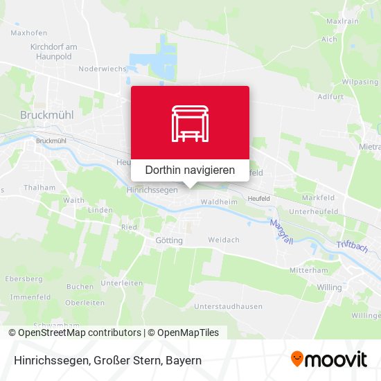 Hinrichssegen, Großer Stern Karte