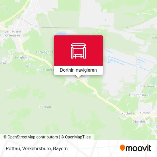 Rottau, Verkehrsbüro Karte