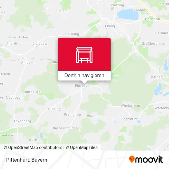 Pittenhart Karte