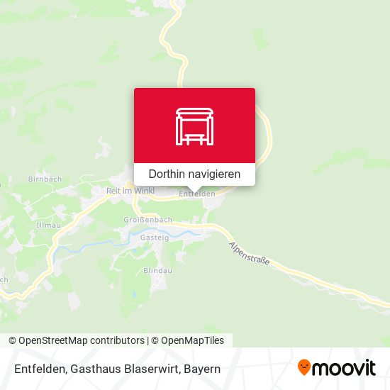 Entfelden, Gasthaus Blaserwirt Karte